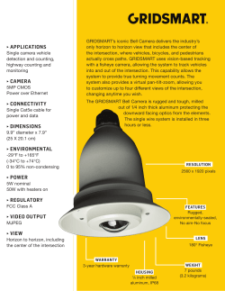 GRIDSMART Bell Camera Technical Specifications