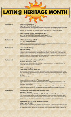 September 15 Hispanic Heritage Fiesta 12pm-4pm