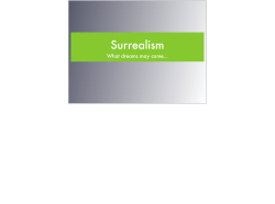 Surrealism slide show