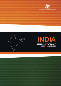 mapping exercise - International Organization for Migration