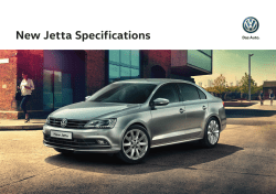 New Jetta Specifications
