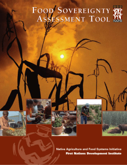 FNDI FSAT_final - Indigenous Food Systems Network