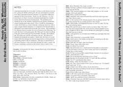 Heads Up, Off, Whatever