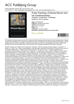 Public Paintings of Edvard Munch and his Contemporaries