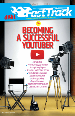 becoming a successful youtuber