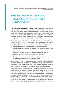 the recipe for tenfold resource productivity improvement