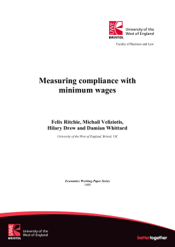 Measuring compliance with minimum wages