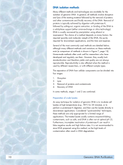 Genomic DNA Purification