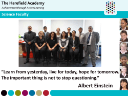 Albert Einstein - The Harefield Academy
