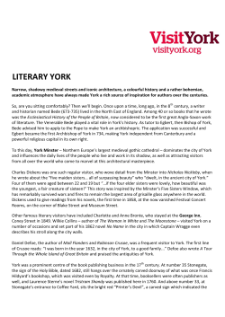 literary york - thedms.co.uk