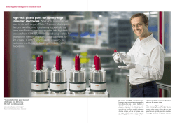 High-tech plastic parts for cutting-edge consumer electronics What