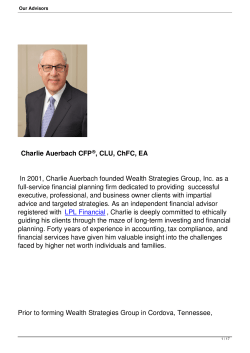 Our Advisors - Wealth Strategies Group, Inc.