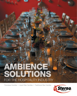 Flameless Candles &bull; Liquid Wax Candles