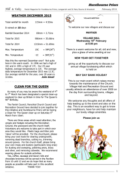 Feb - Hurstbourne Priors Parish Council