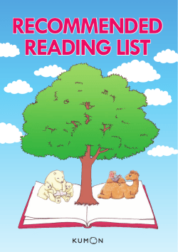 RECOMMENDED - The Kumon English Recommended Reading List
