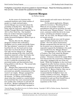 Garrett Morgan - North Carolina Public Schools