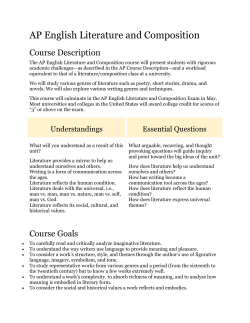 AP English Literature and Composition
