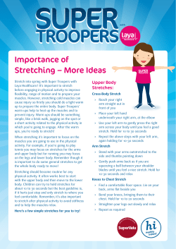 Importance of Stretching