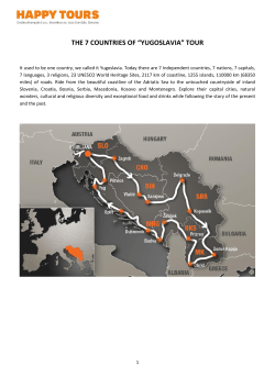 The 7 Countries of Yugoslavia Motorcycle Tour