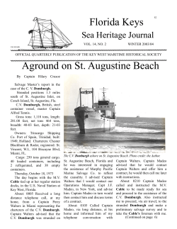 Florida Keys Aground on St. Augustine Beach