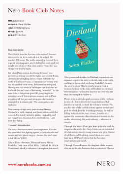 book club notes for Dietland