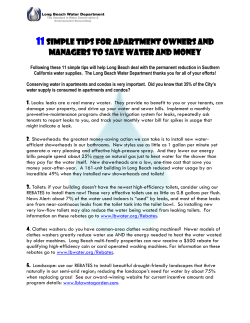 11 simple steps for water conservation for apartment and