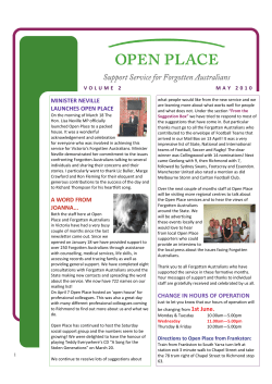 May 2010 - Open Place