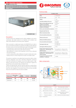 Description Versions and product codes Technical data Main