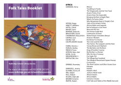 folk tales, myths and legends of the world (PDF 959KB)