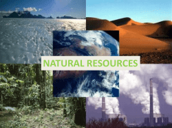 A renewable resource