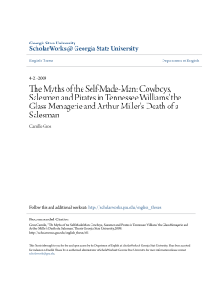 The Myths of the Self-Made-Man - ScholarWorks @ GSU