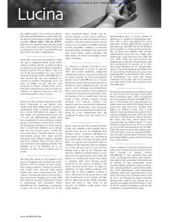 Ten children aged 1.5 to 12 years in Athens had their