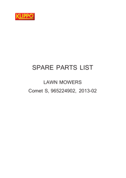 spare parts list