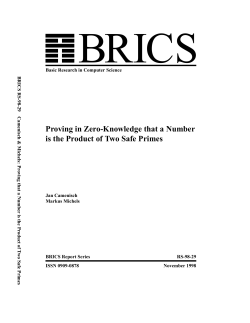 Proving in Zero-Knowledge that a Number is the Product of Two