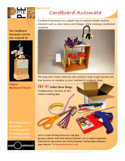 Cardboard Automata