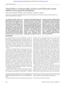 Targeted delivery of interferon-alpha via fusion to