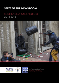 STATE OF THE NEWSROOM SOUTH AFRICA INSIDE/OUTSIDE