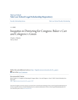 Inequities in Districting for Congress