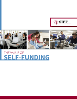 self-funding - Self-Insurance Educational Foundation