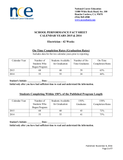 Electrician Fact Sheet - National Career Education