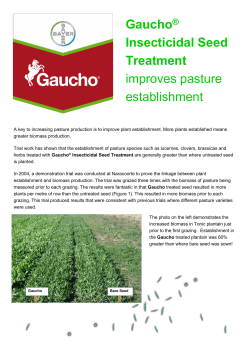 Gaucho - Bayer Crop Science Australia