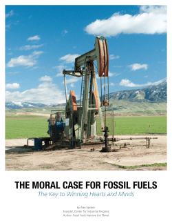 the moral case for fossil fuels - Center for Industrial Progress