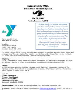 2013 Sussex Family YMCA Tsunami Splash