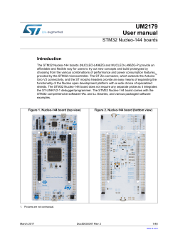 STM32 Nucleo-144 boards