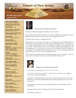 Please click here to a PDF copy of the Monthly Newsletter