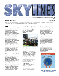 Earth Day 2012 - Ventura County Air Pollution Control District
