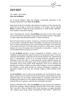 CUT-OUT - espai ub&uacute;