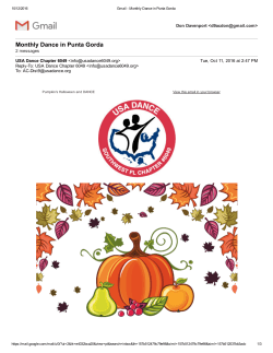Monthly Dance in Punta Gorda