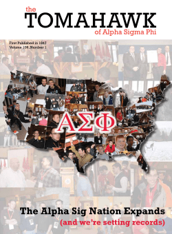The Alpha Sig Nation Expands