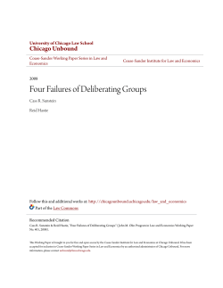 Four Failures of Deliberating Groups